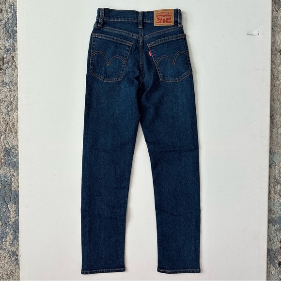 Levi’s Wedgie Straight Jeans Size 24 Women - Picture 9 of 14